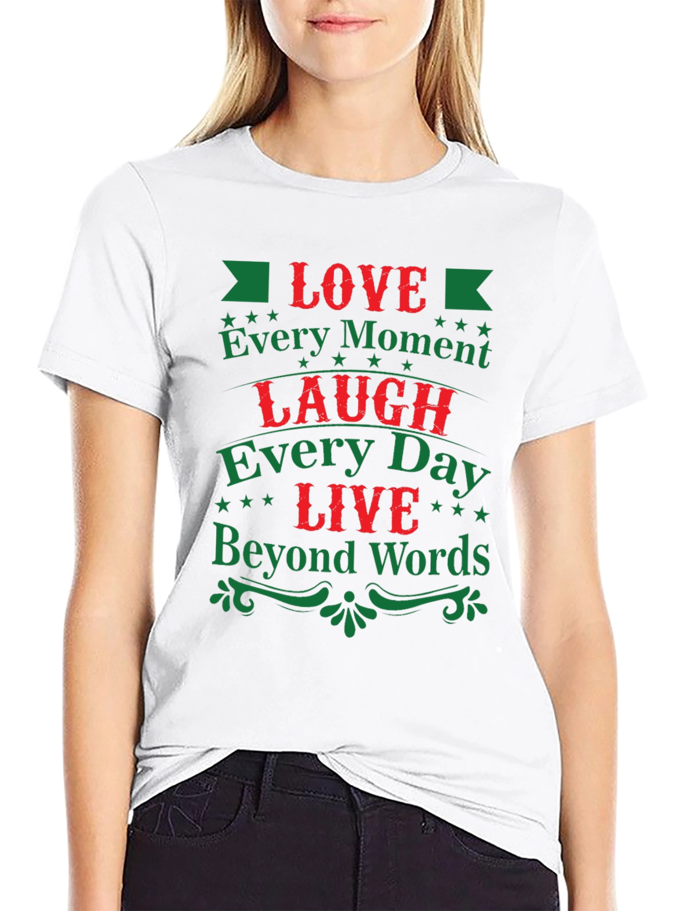Love Laugh Live Graphic Tee