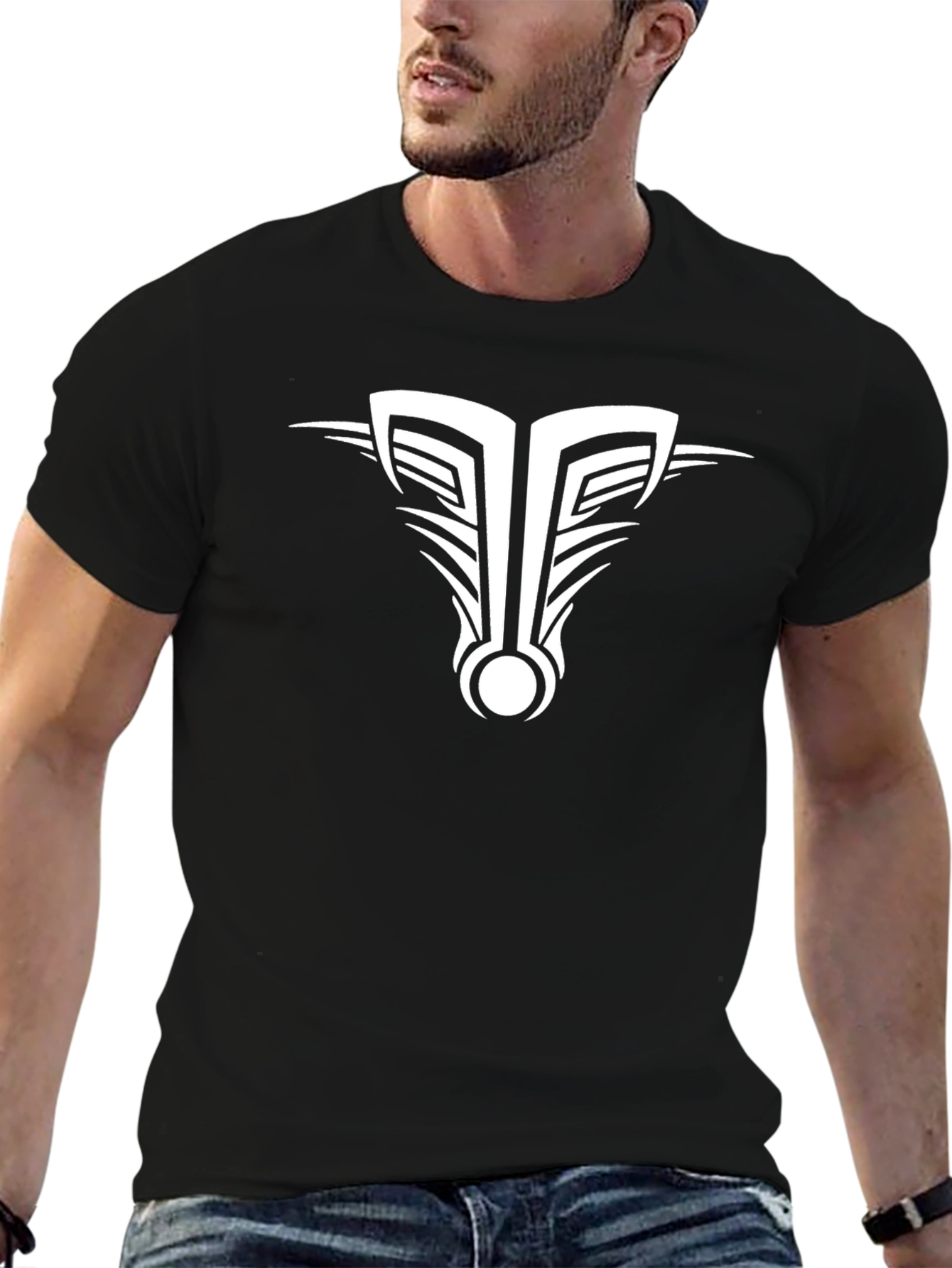 Tribal T-Shirt - Black Graphic Tee