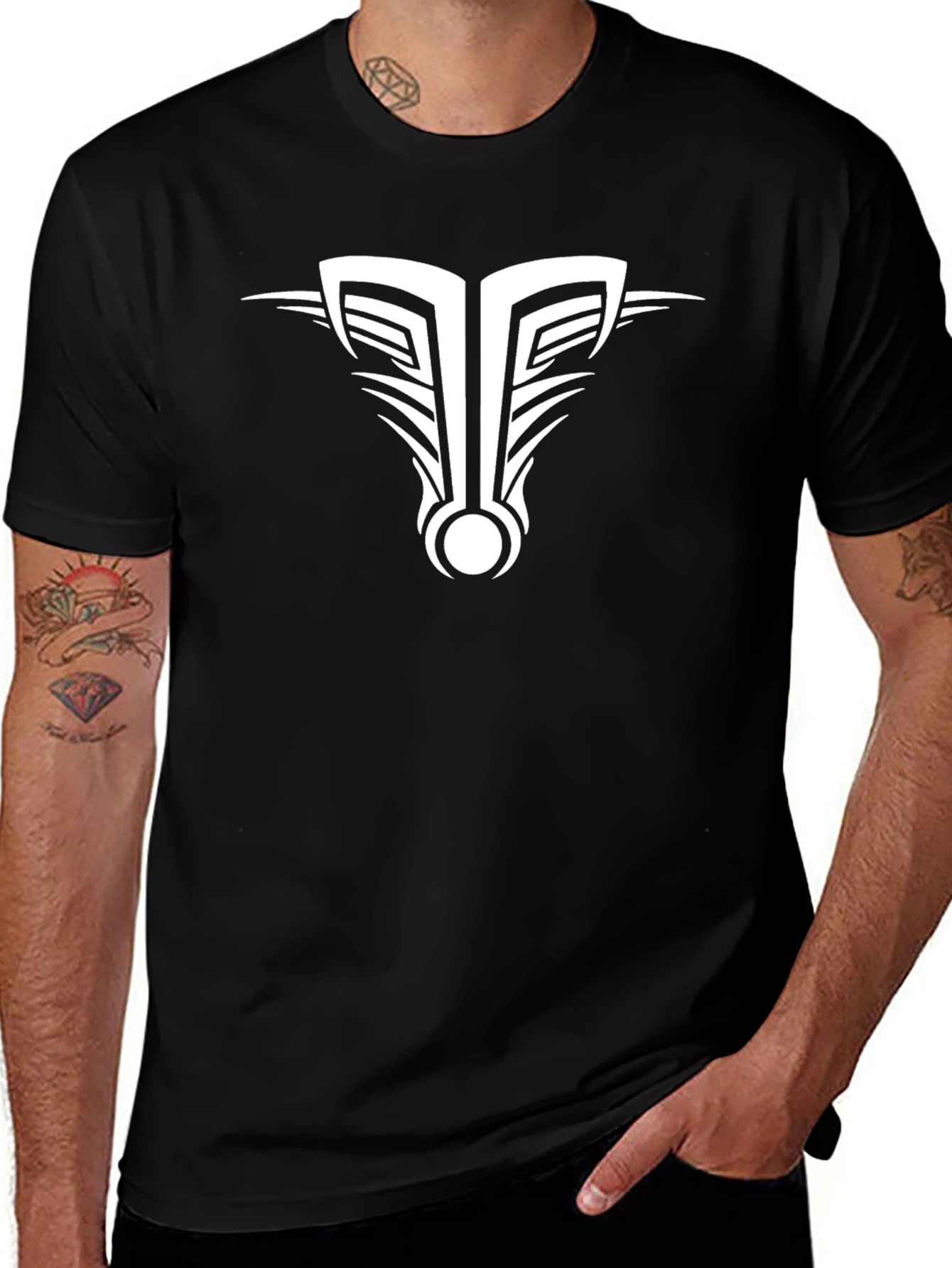 Tribal T-Shirt - Black Graphic Tee