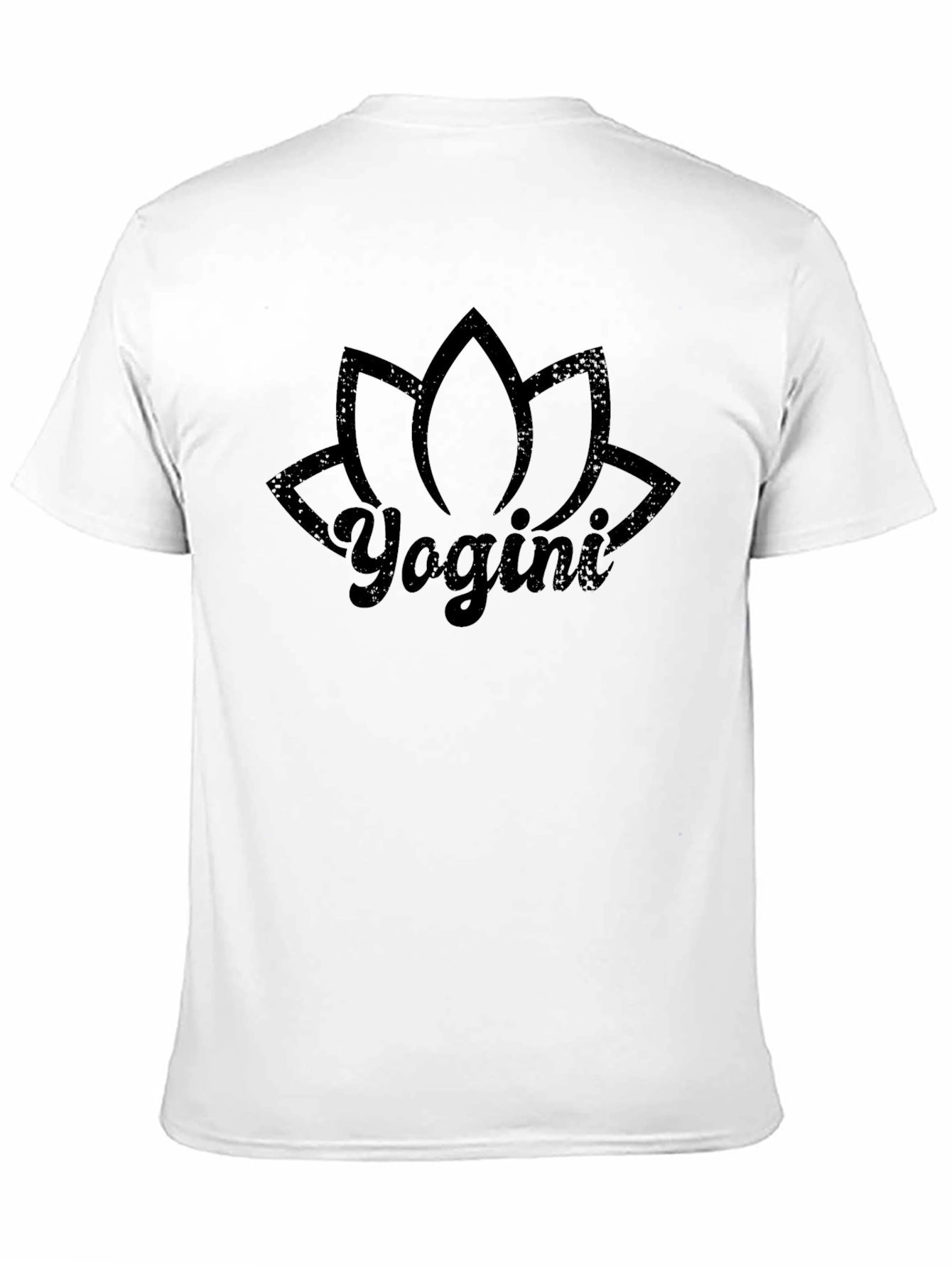 Yogini Lotus T-Shirt - Black Yoga Shirt