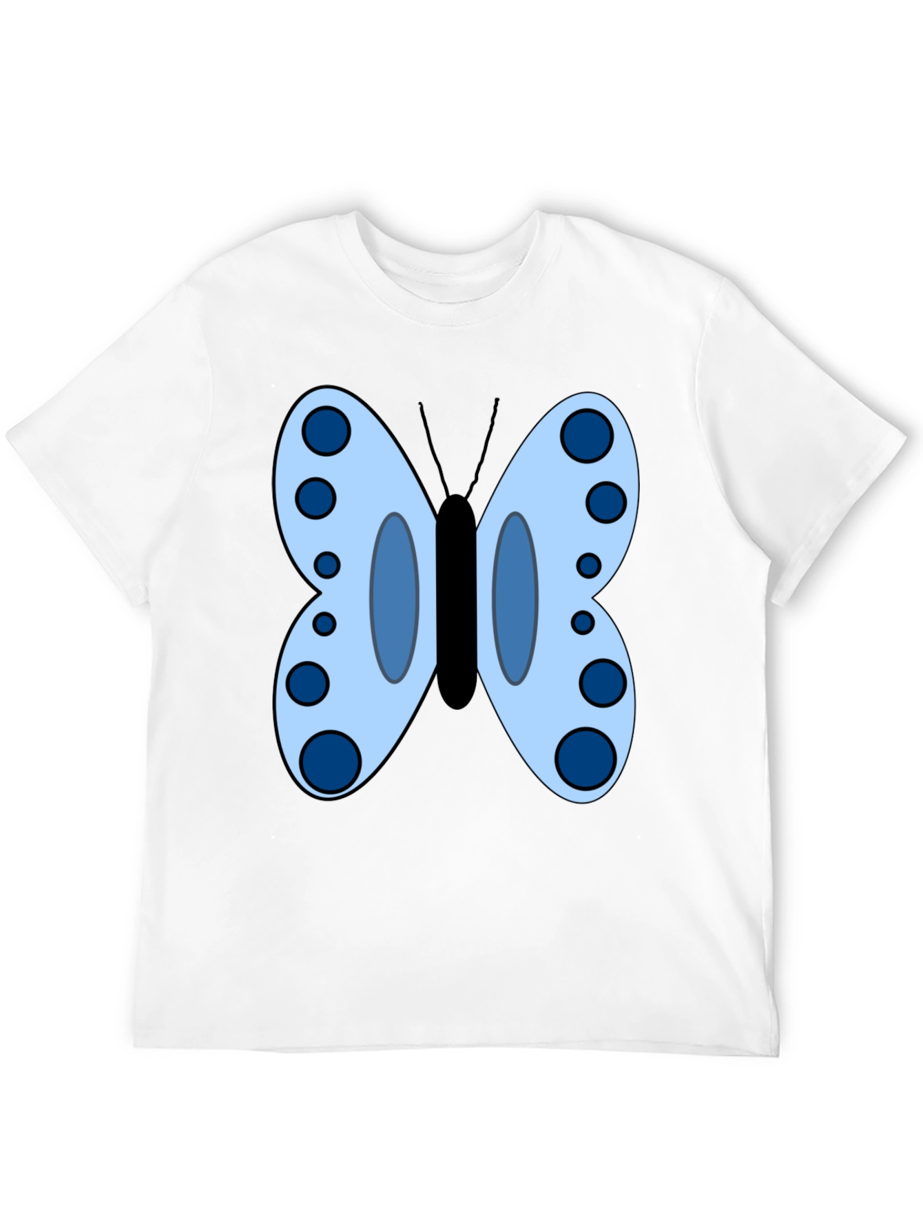 Butterfly Graphic T-Shirt - Black