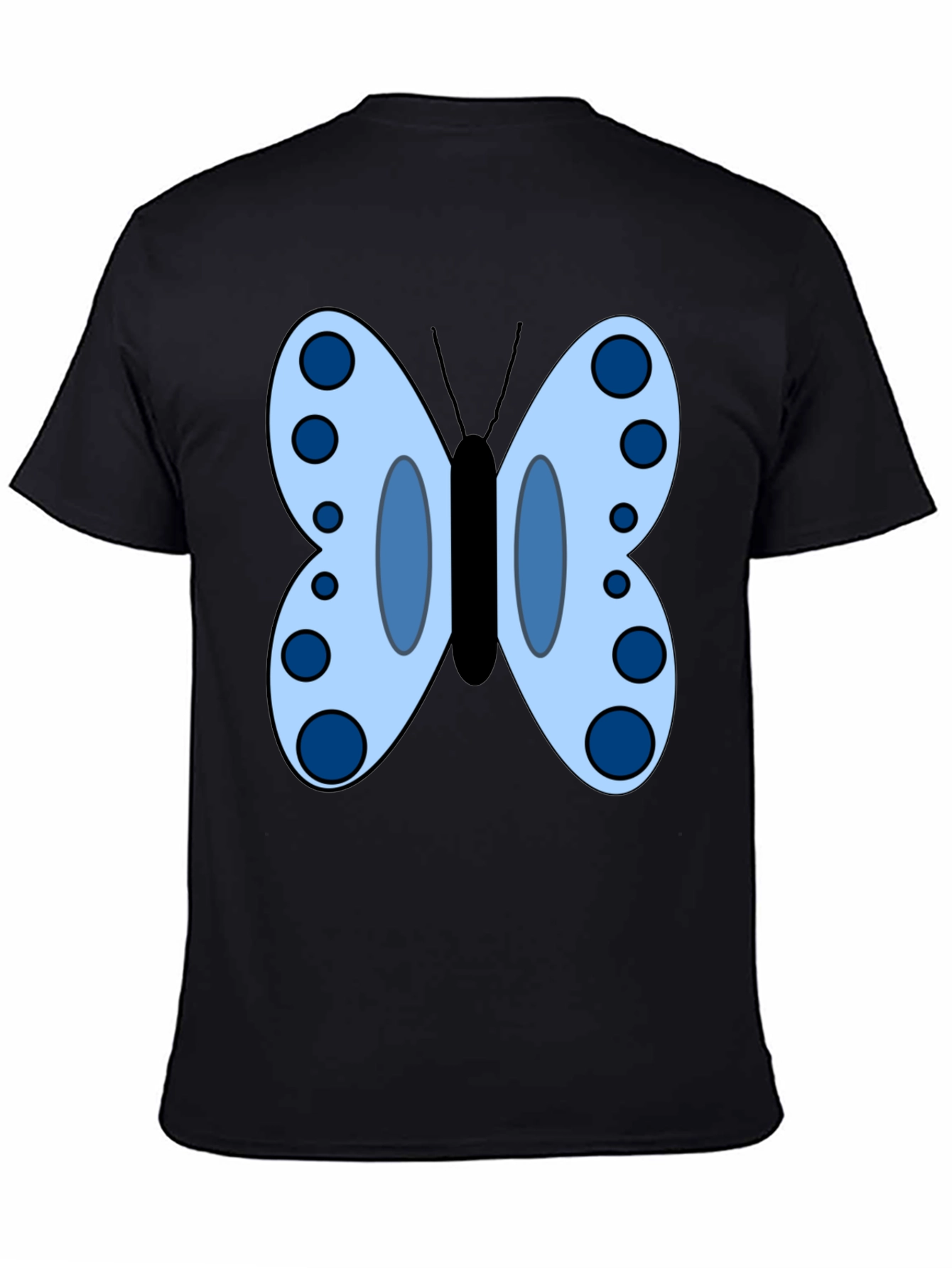 Butterfly Graphic T-Shirt - Black