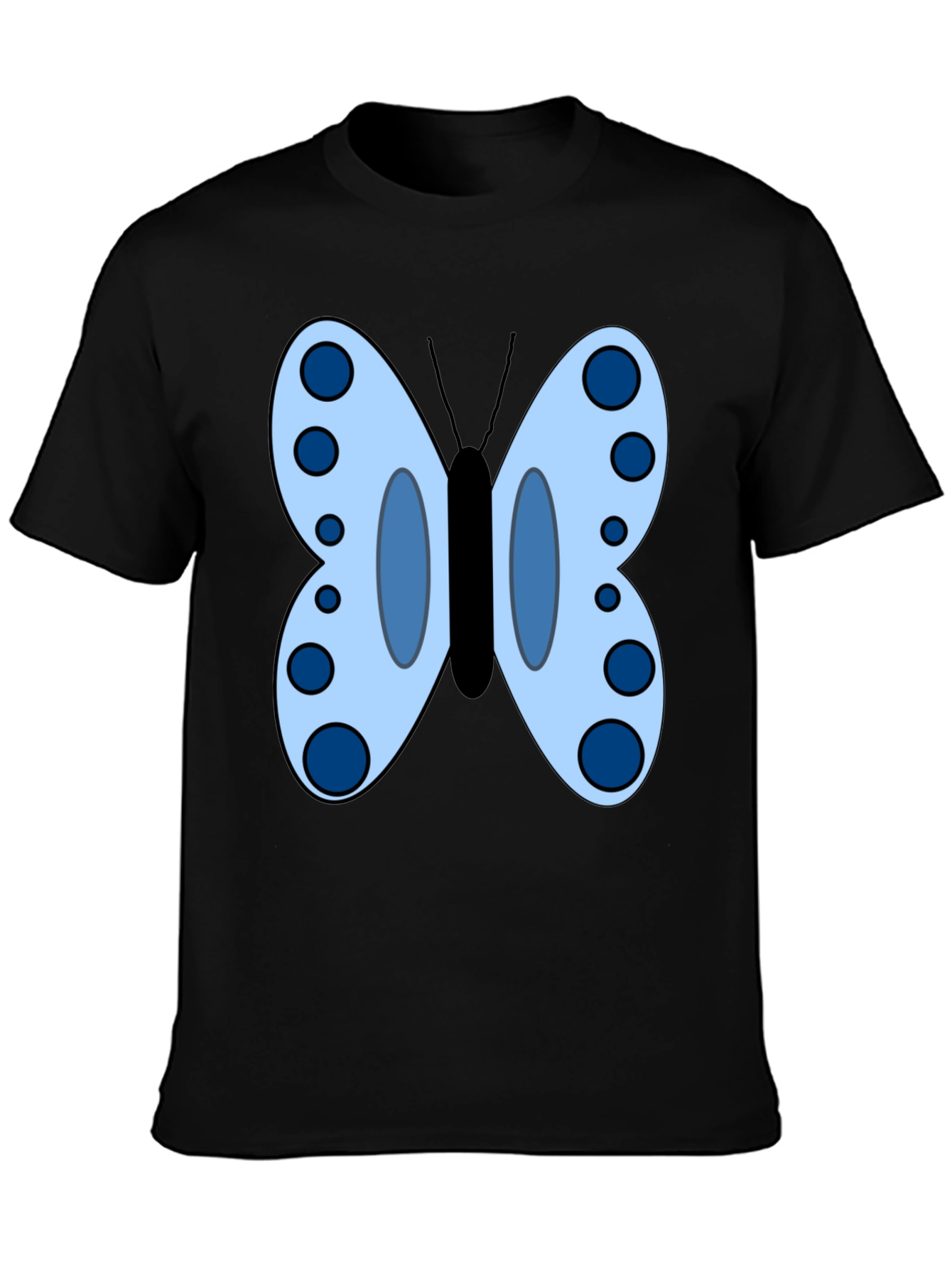 Butterfly Graphic T-Shirt - Black