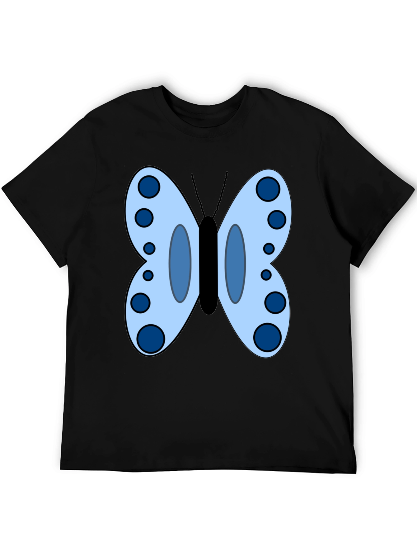 Butterfly Graphic T-Shirt - Black