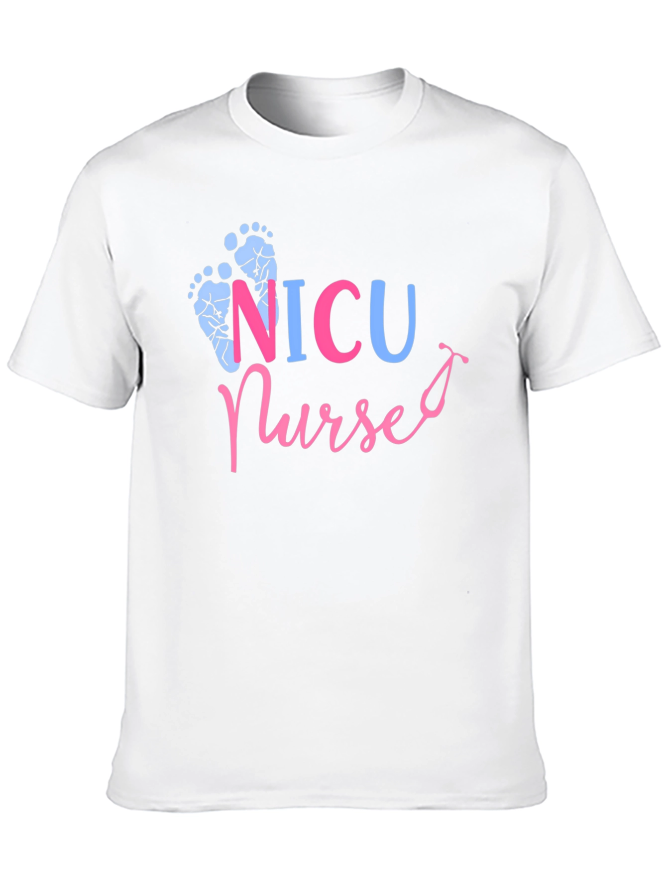 NICU Nurse Graphic Tee - Unisex Black T-Shirt