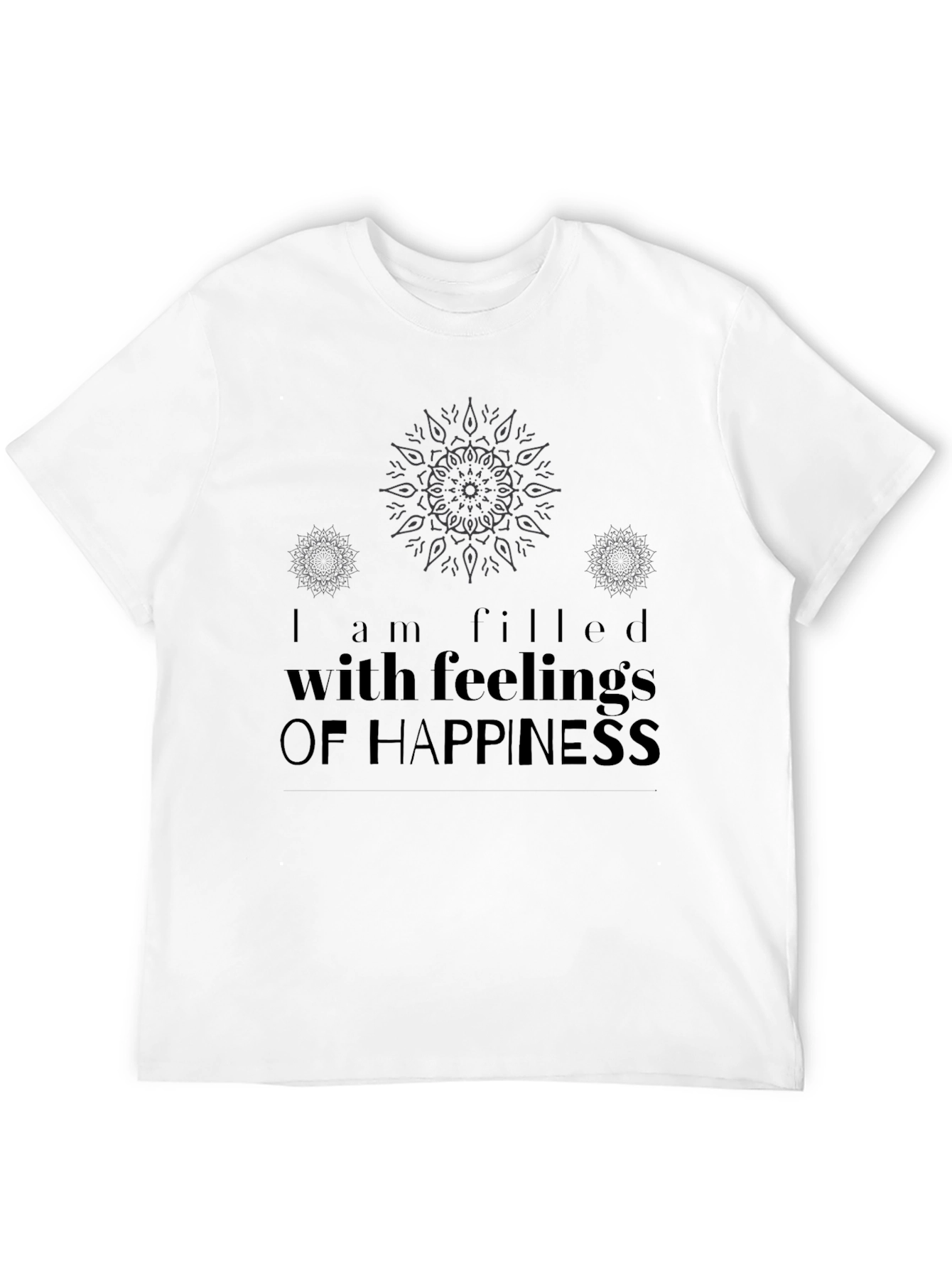 Happiness Graphic Tee - Stylish Comfort