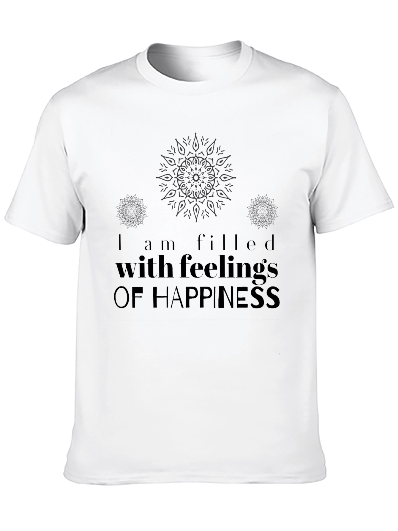 Happiness Graphic Tee - Stylish Comfort