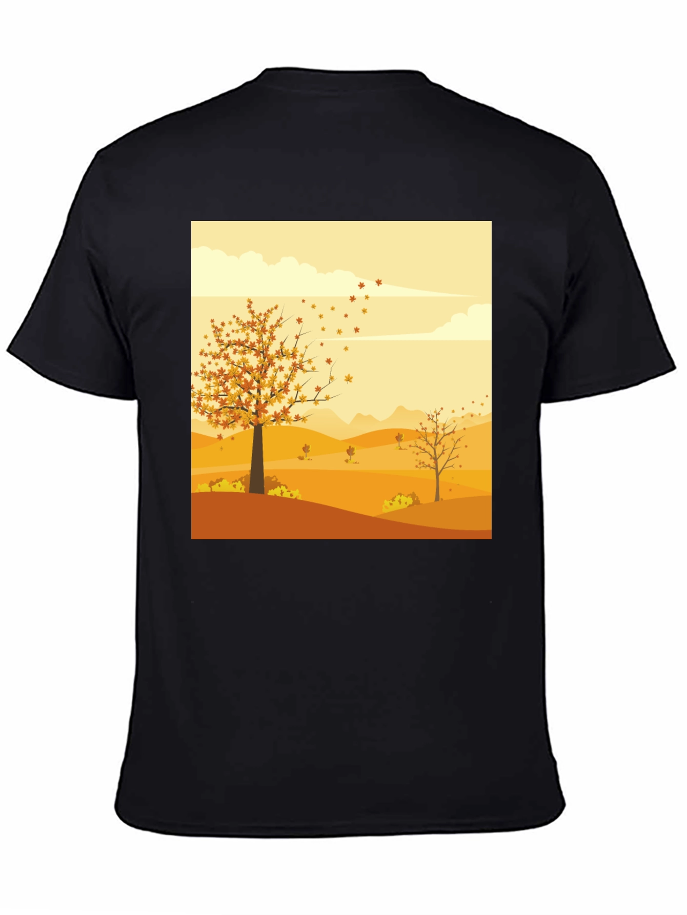 Autumn Landscape Graphic Tee - Nature Inspired Apparel
