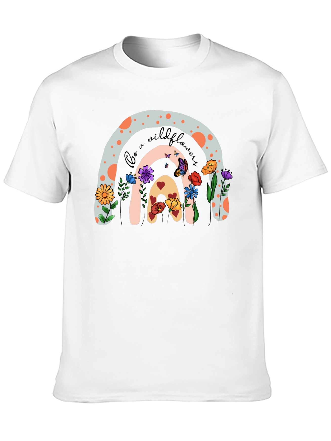Wildflower Rainbow Graphic T-Shirt