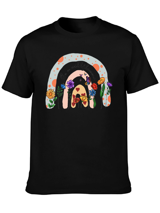 Wildflower Rainbow Graphic T-Shirt