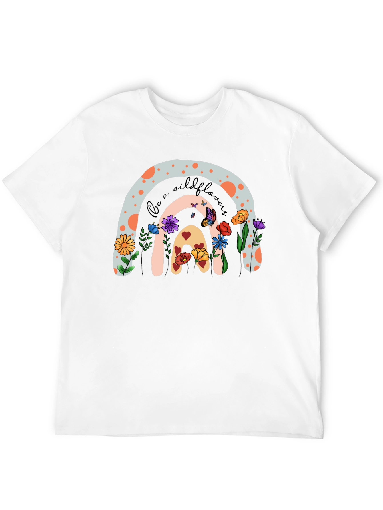 Wildflower Rainbow Graphic T-Shirt