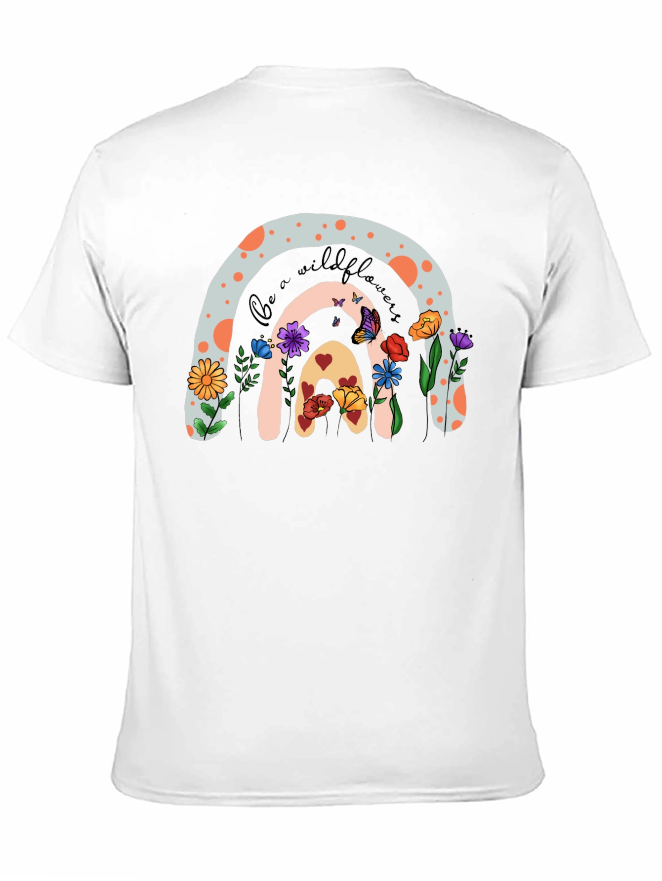 Wildflower Rainbow Graphic T-Shirt