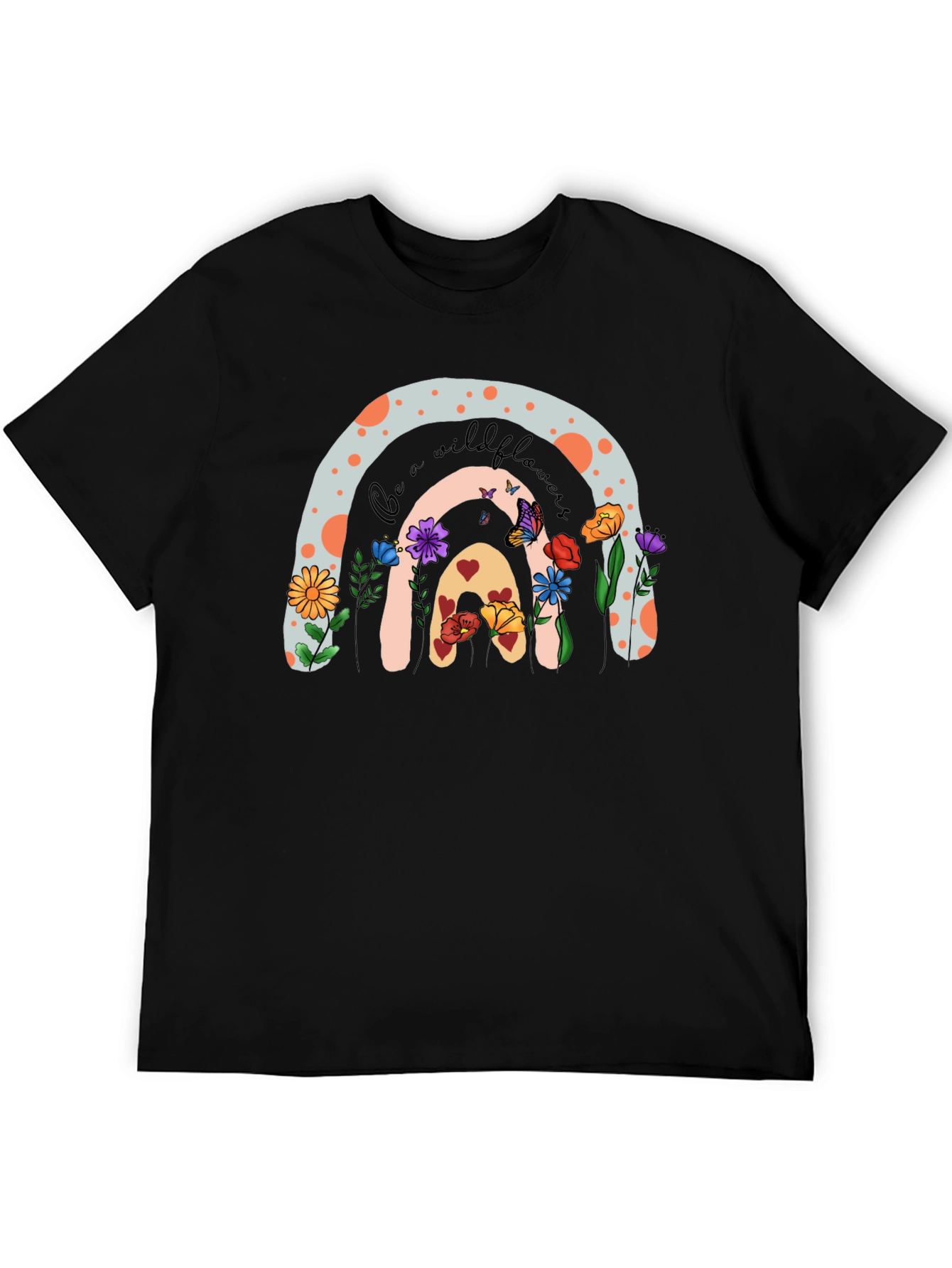 Wildflower Rainbow Graphic T-Shirt