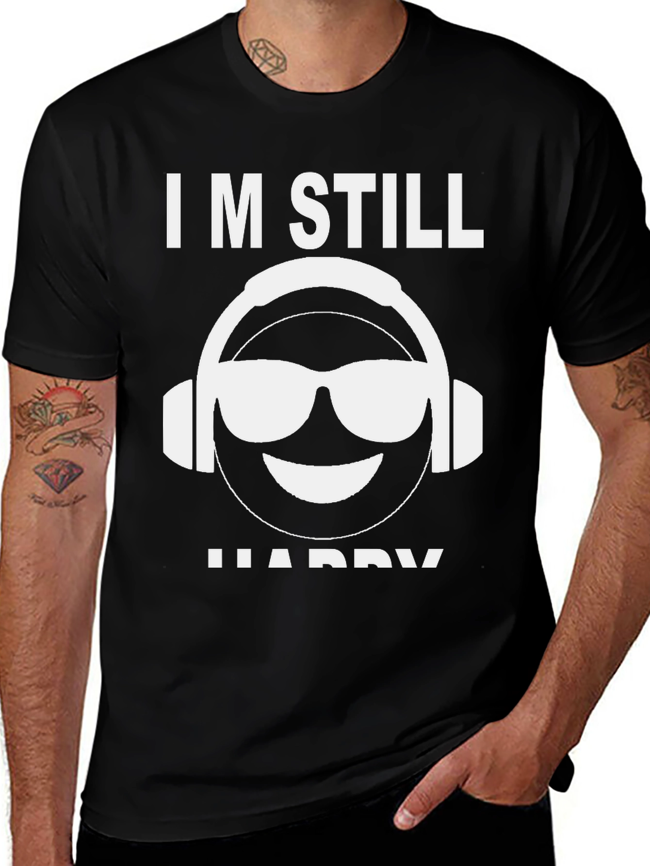 Im Still Happy Emoji T-Shirt