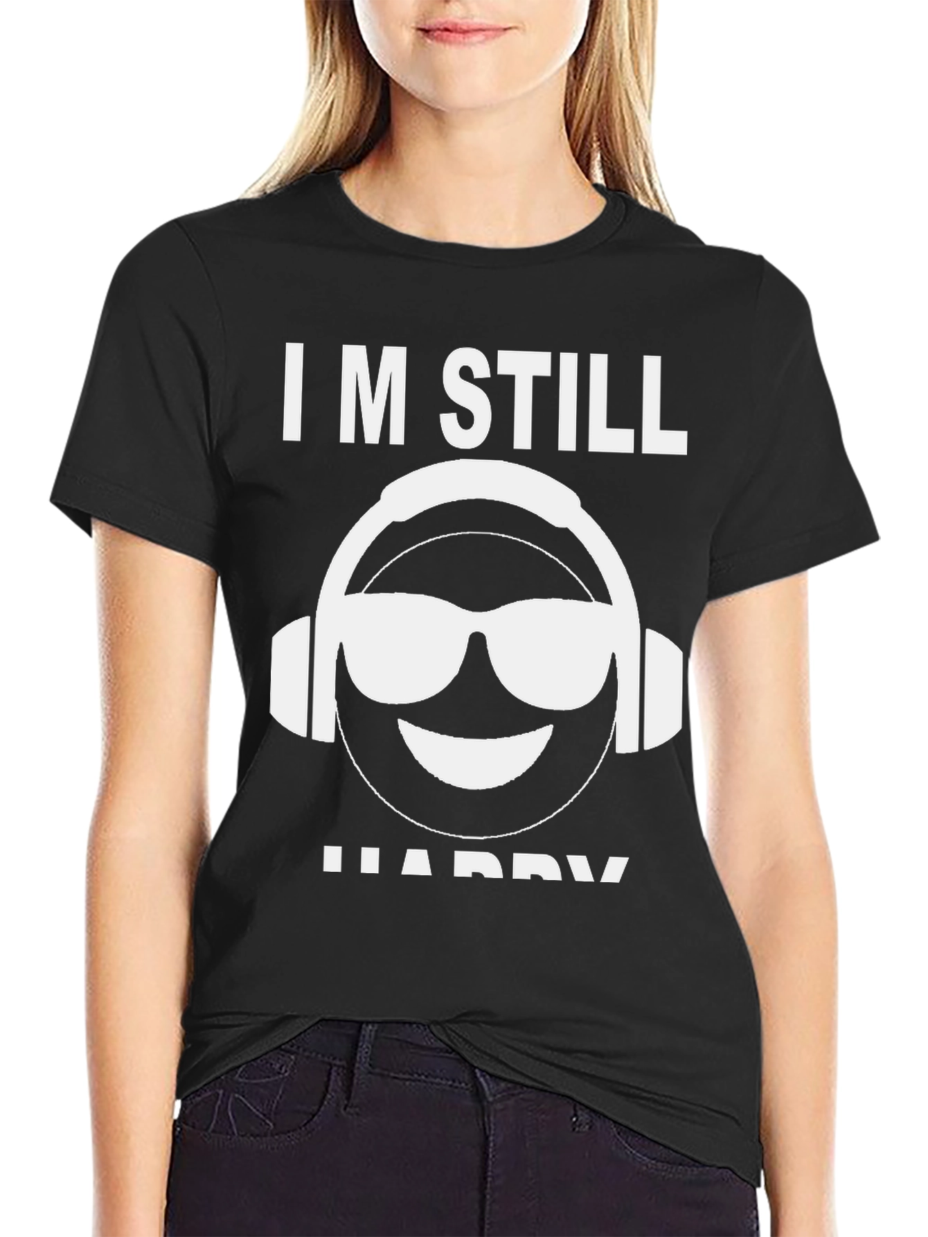 Im Still Happy Emoji T-Shirt