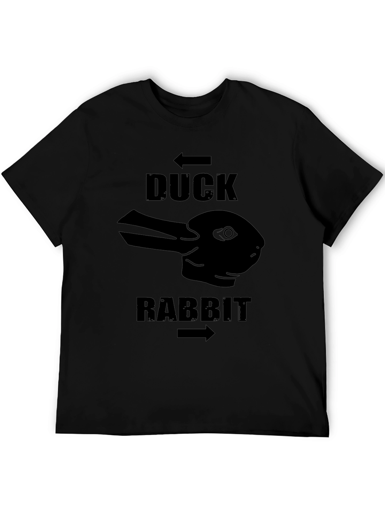Duck Rabbit Illusion T-Shirt - Mind-Bending Design