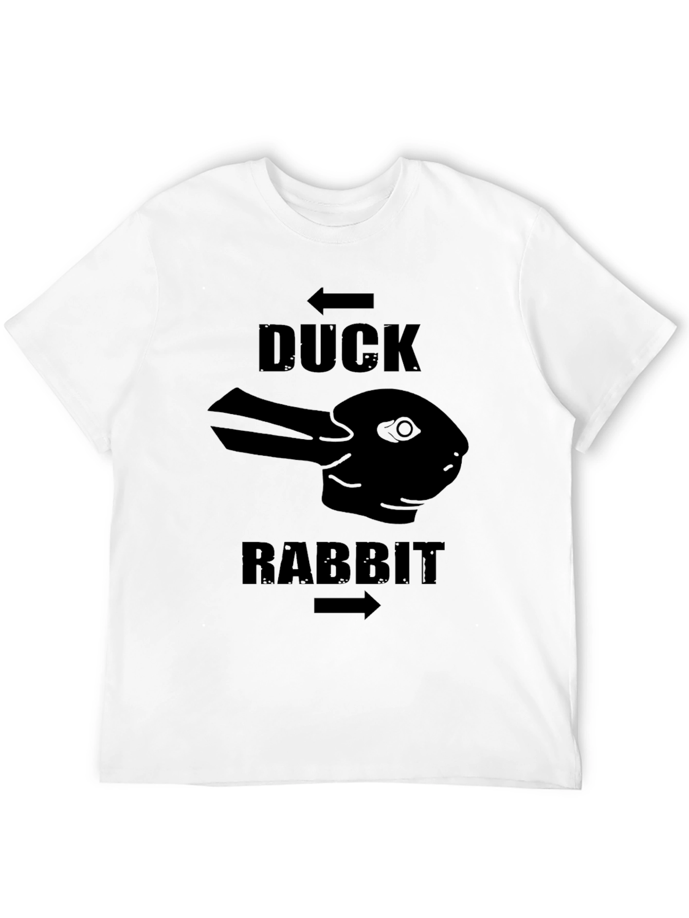 Duck Rabbit Illusion T-Shirt - Mind-Bending Design