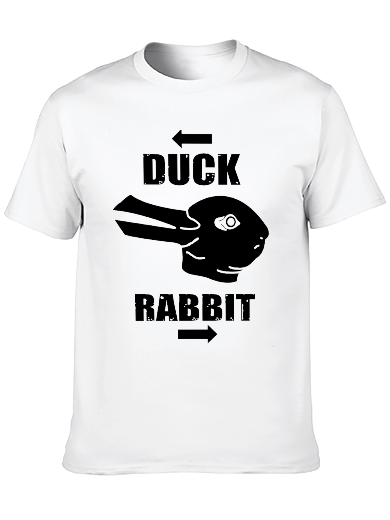 Duck Rabbit Illusion T-Shirt - Mind-Bending Design