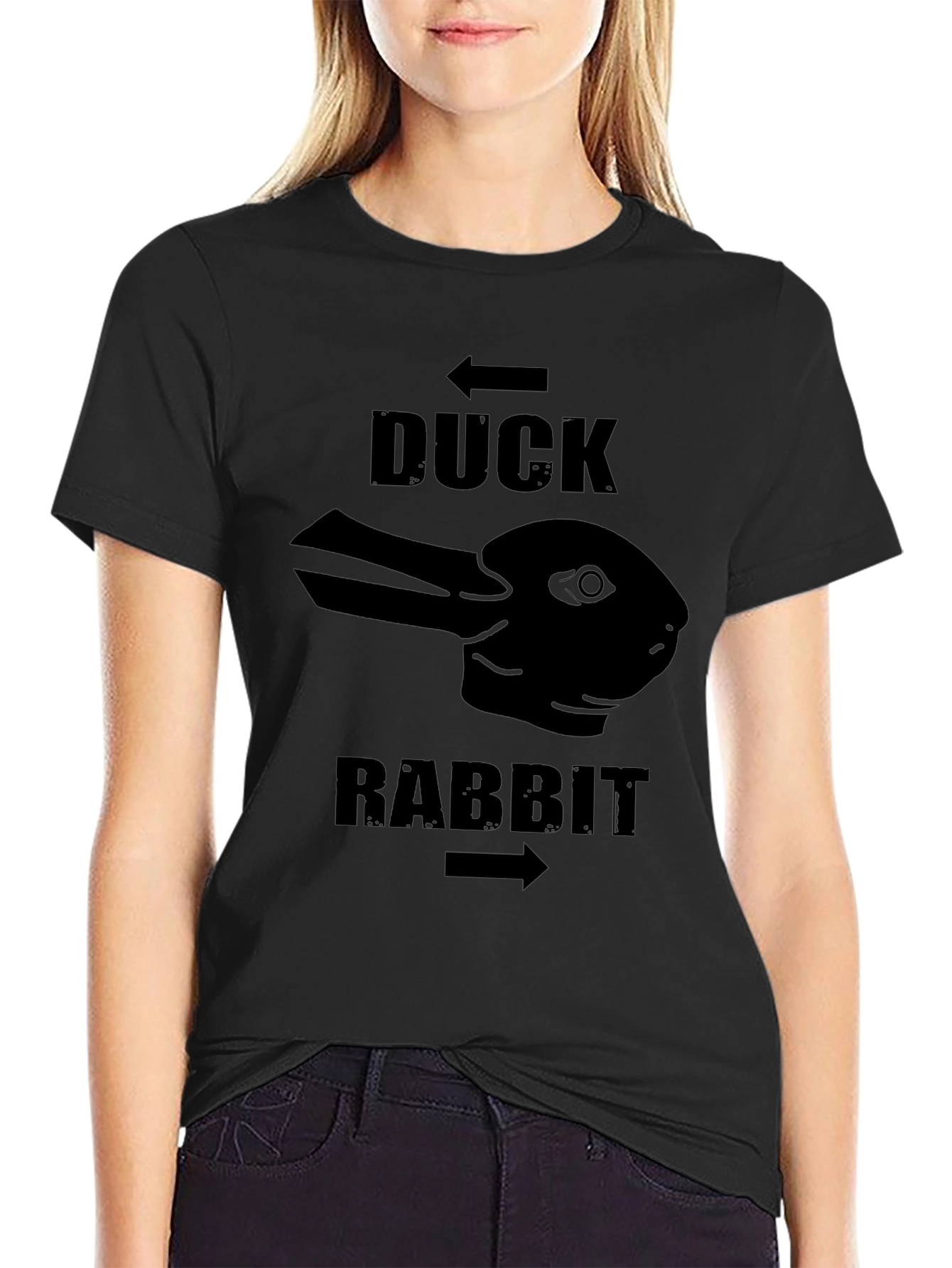 Duck Rabbit Illusion T-Shirt - Mind-Bending Design