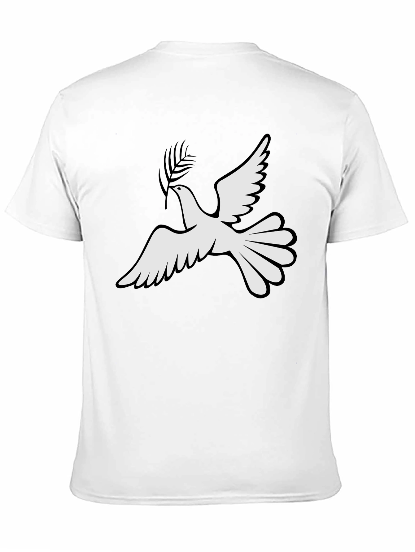 Peace Dove Graphic Tee - Stylish Black T-Shirt