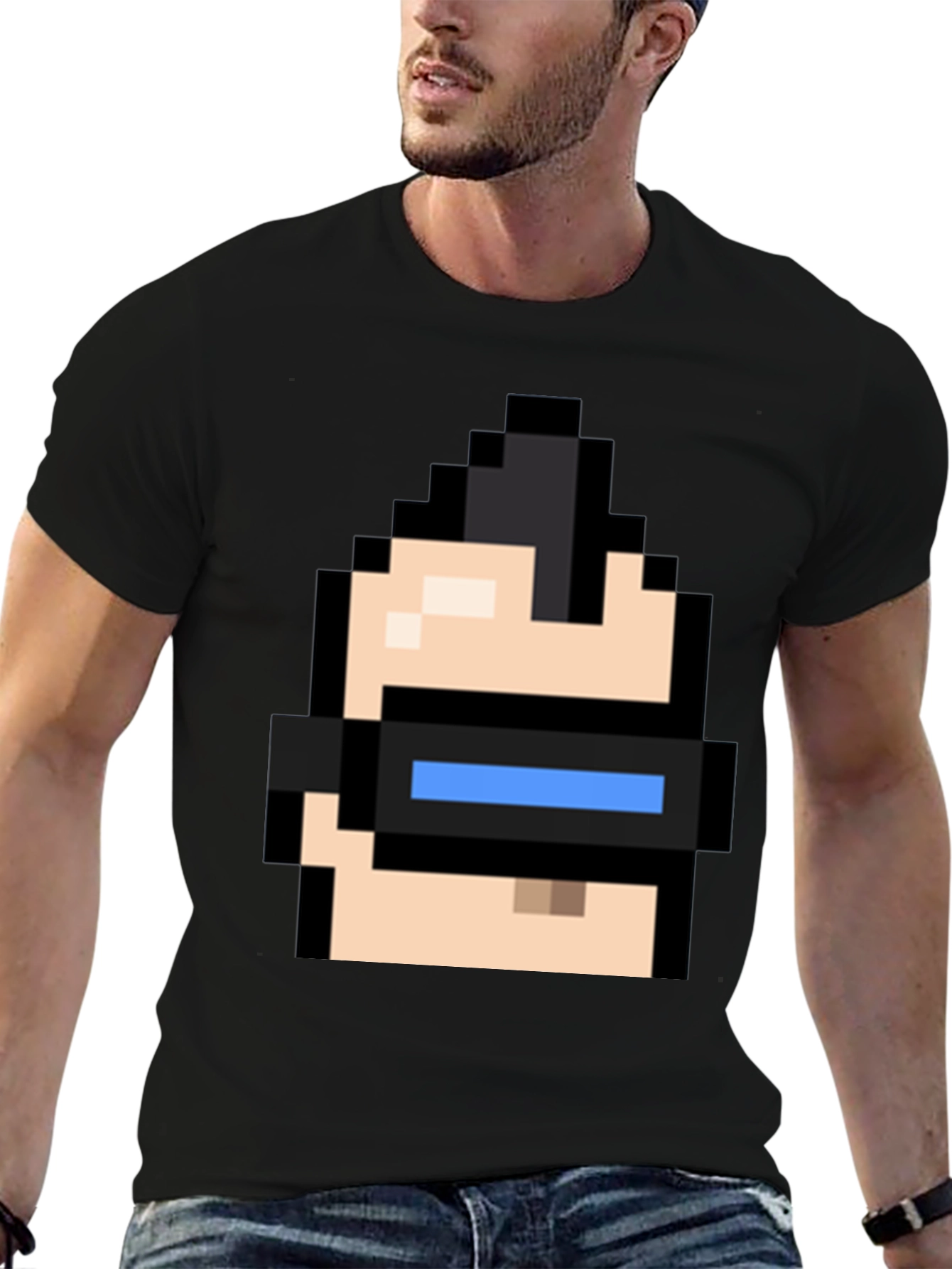 Pixelated Gamer T-Shirt - Retro Gaming Style
