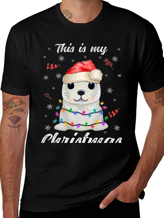 Christmas Seal T-Shirt - Holiday Apparel