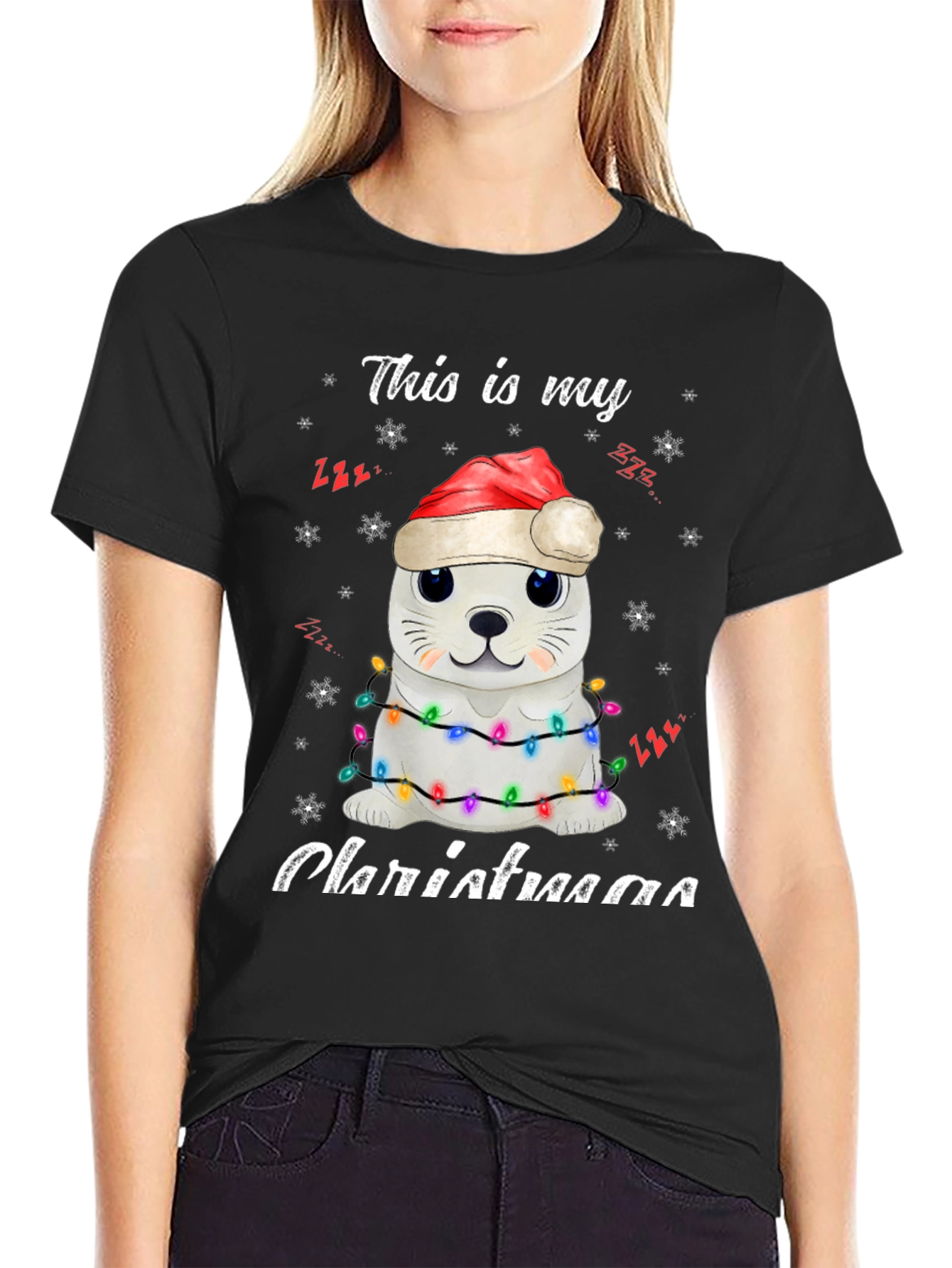Christmas Seal T-Shirt - Holiday Apparel