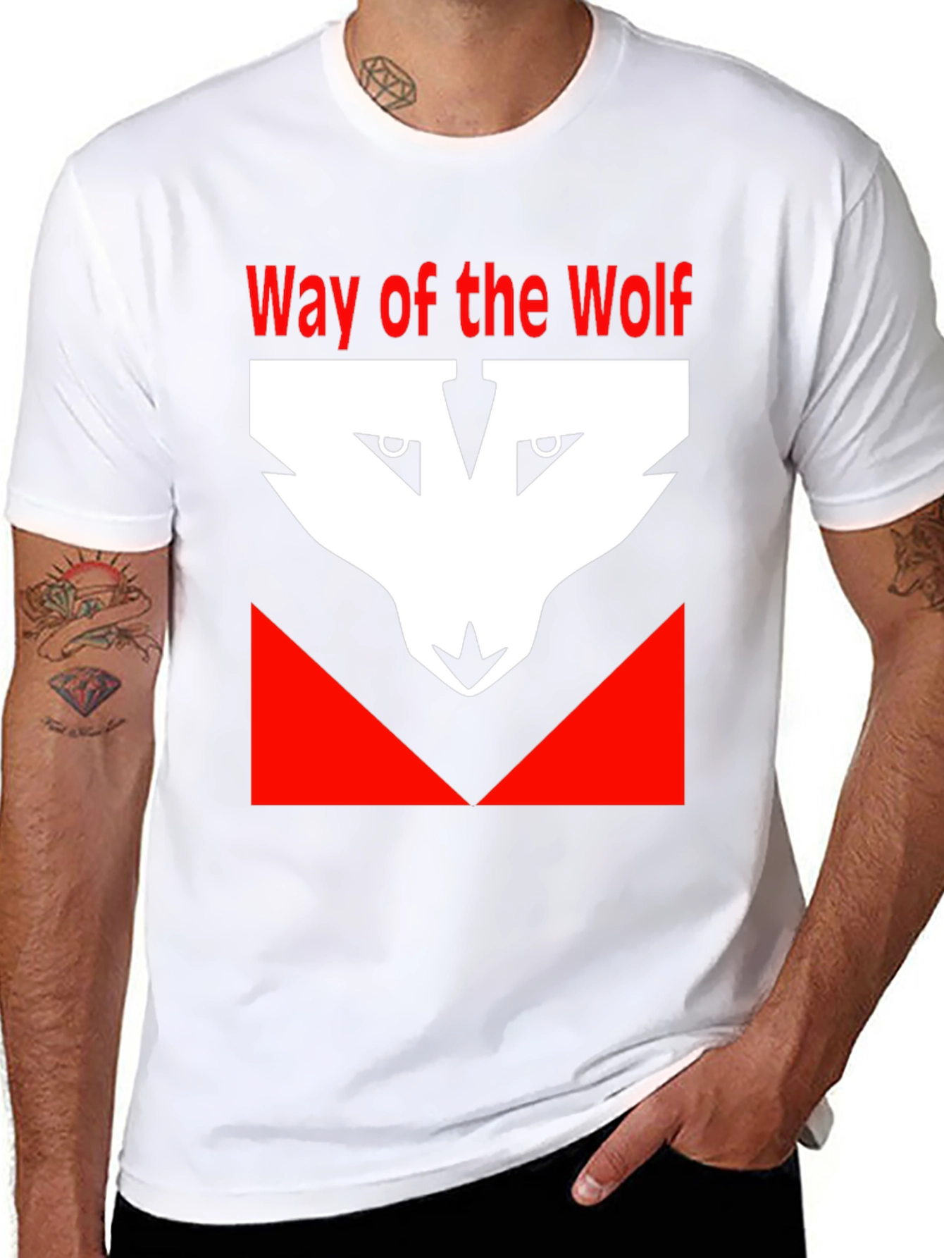 Way of the Wolf Graphic Tee - Black