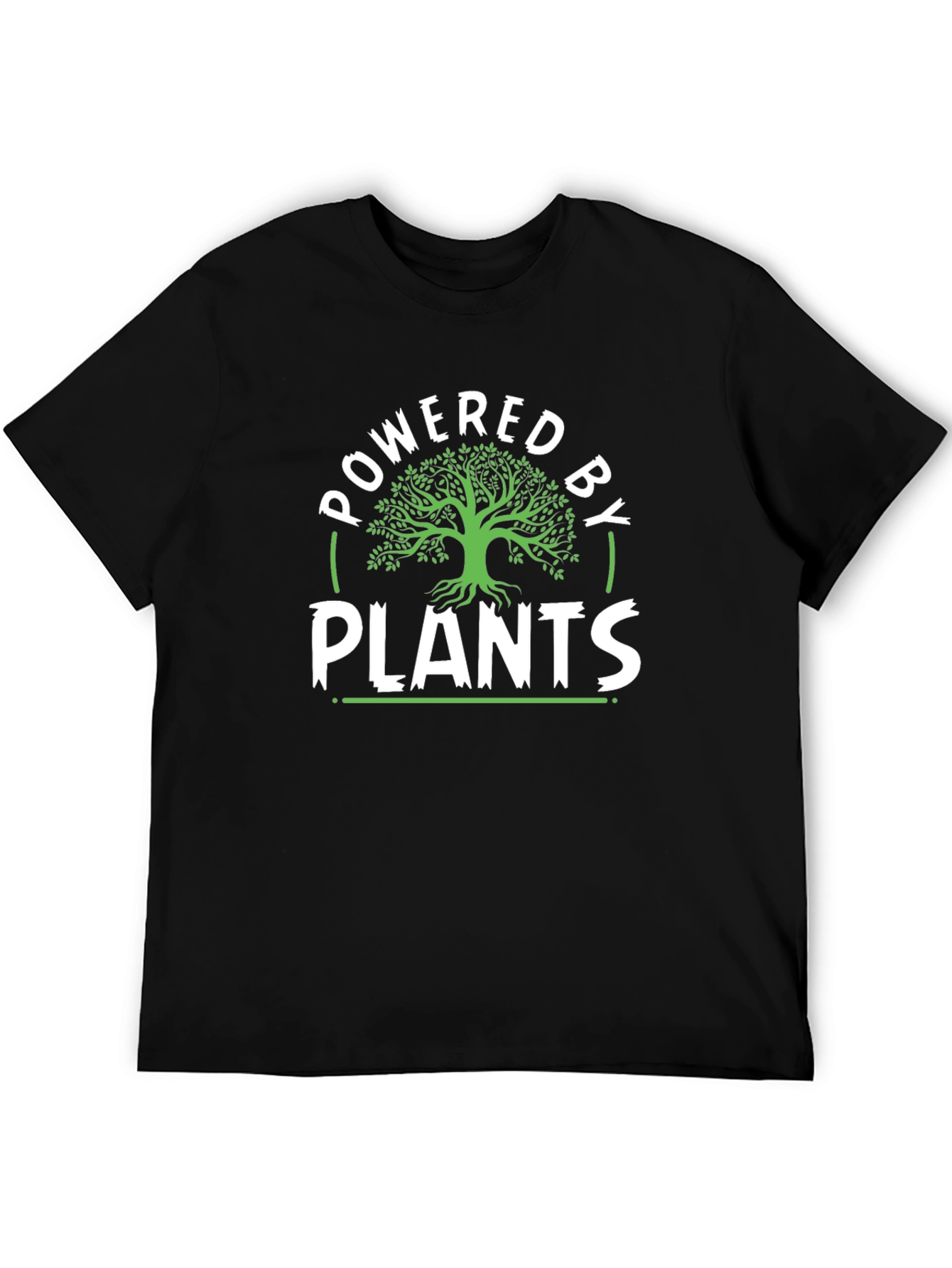 Powered By Plants T-Shirt - Vegan Lifestyle Tee
