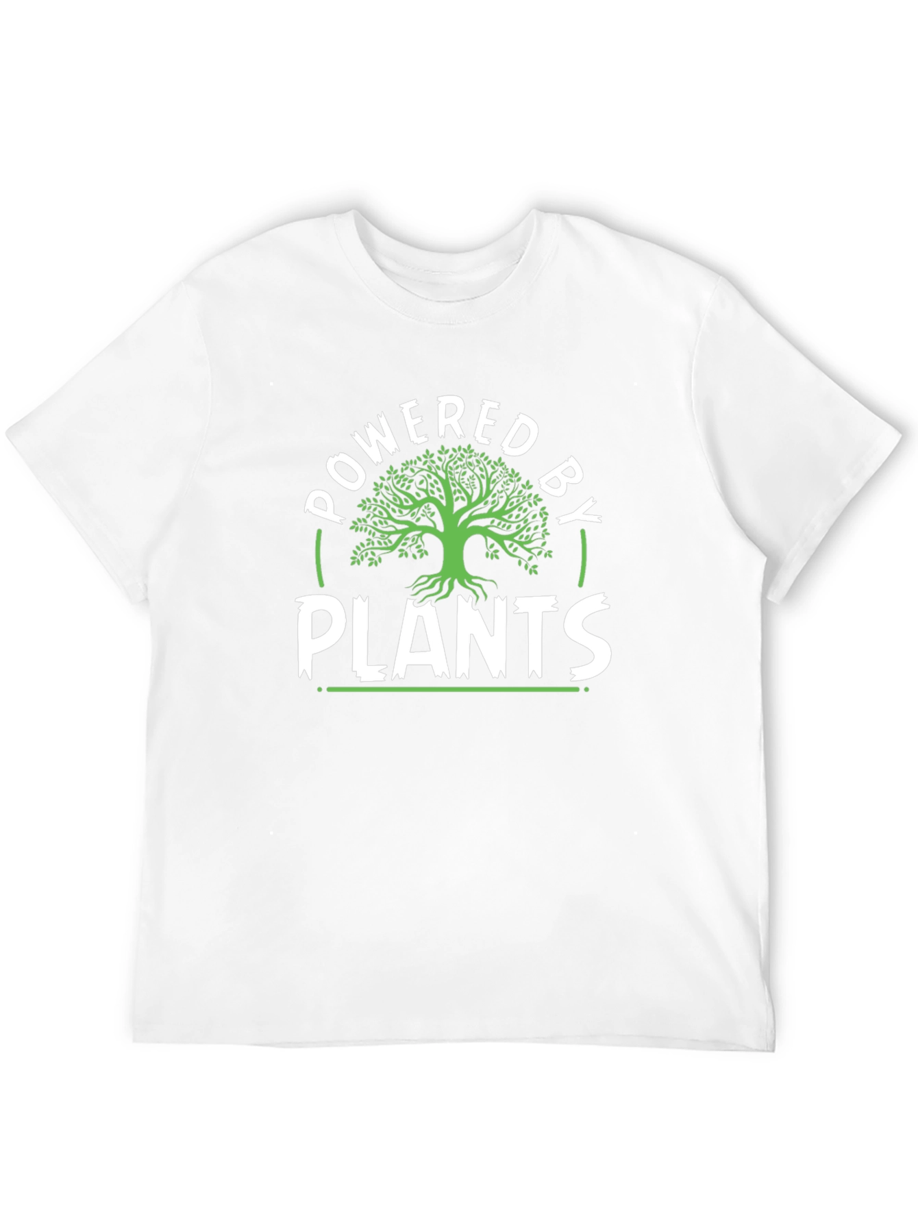 Powered By Plants T-Shirt - Vegan Lifestyle Tee