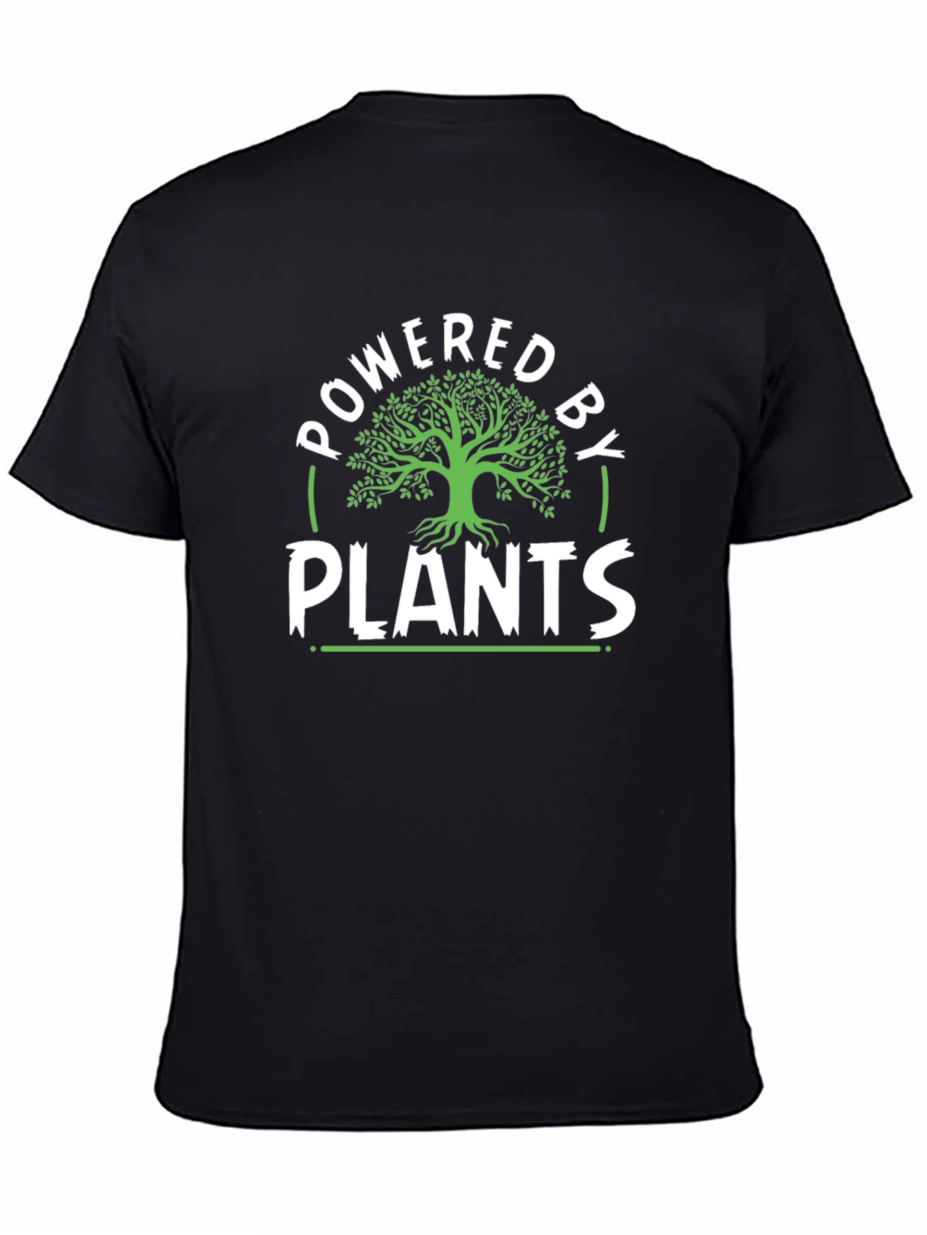 Powered By Plants T-Shirt - Vegan Lifestyle Tee