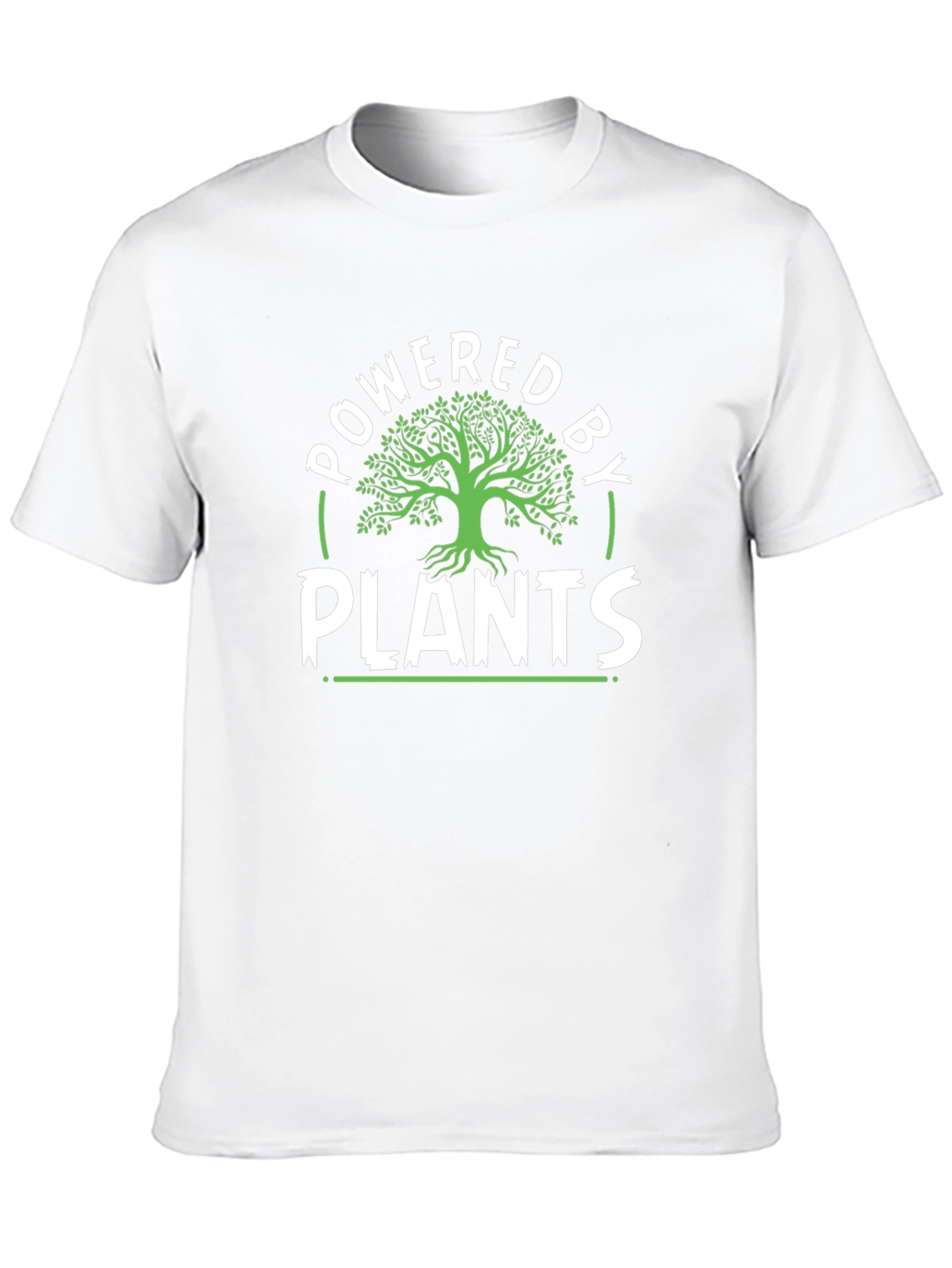 Powered By Plants T-Shirt - Vegan Lifestyle Tee