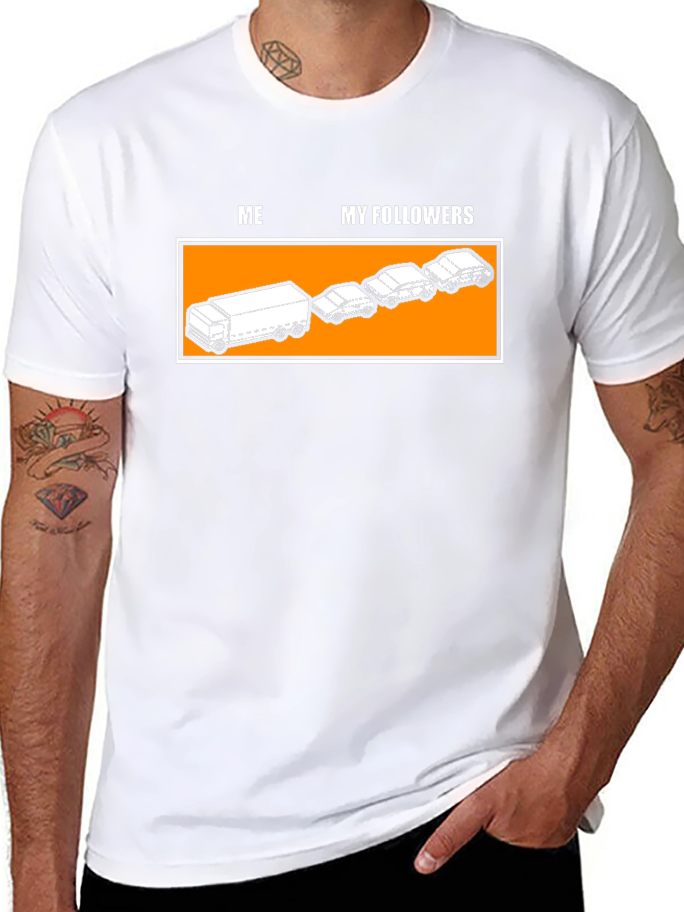 Funny Me and My Followers Graphic Tee